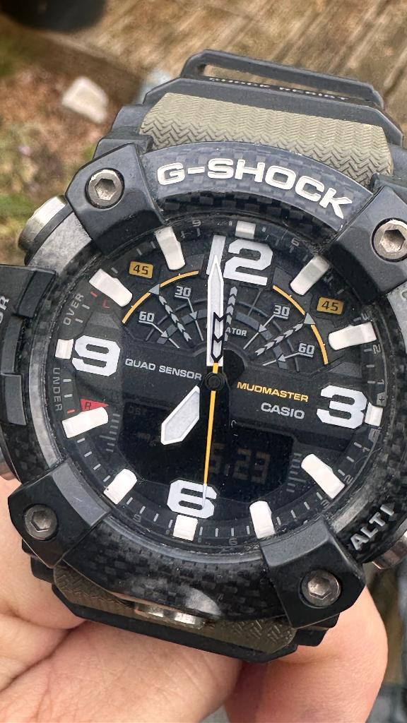 G-shock mudmaster GG-B100X-1A3ER, Casio, Kunststof, Kunststof, Ophalen of Verzenden