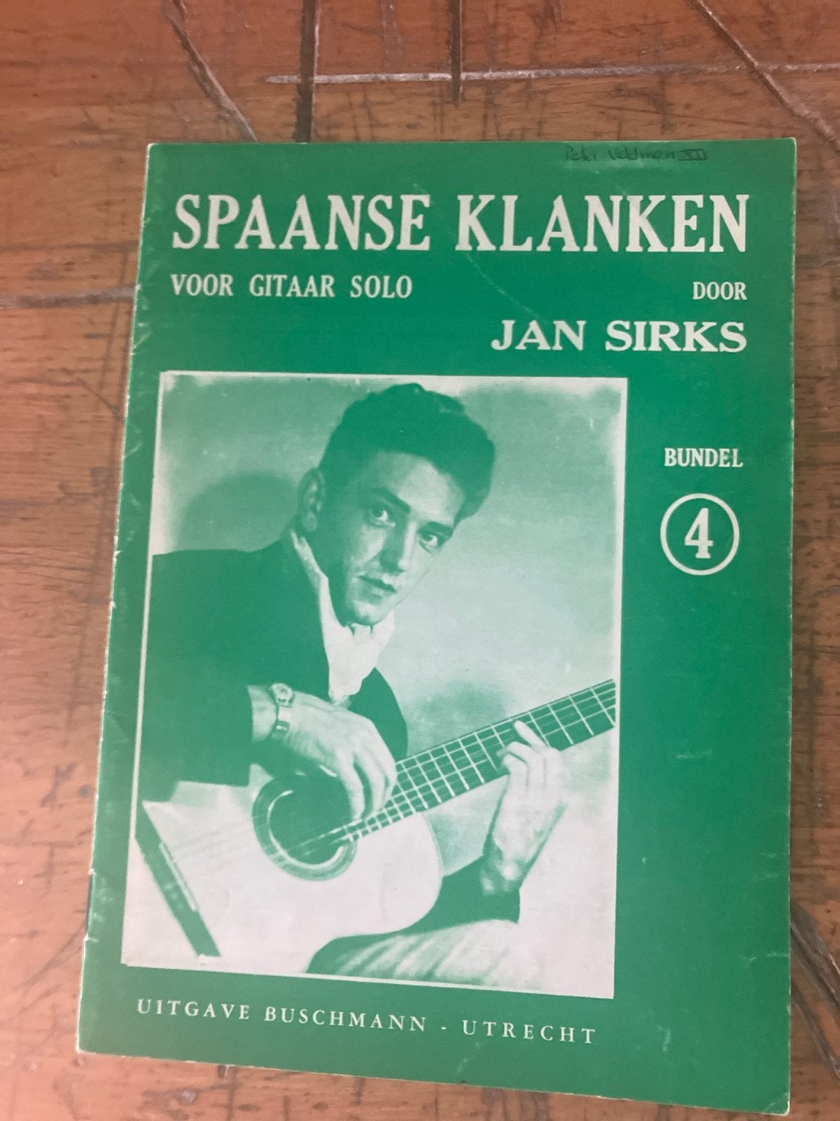 Spaanse Klanken voor Gitaar Solo - Jan Sirks Bundel 4, Klassiek, Les of Cursus, Ophalen of Verzenden, Gitaar