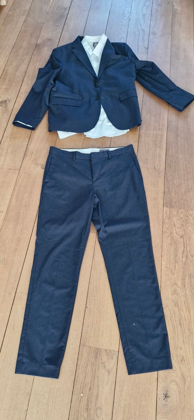 Gala pak (Donker blauw/ maat 52, 1 X gedragen), Ophalen of Verzenden, Zo goed als nieuw, Maat 52/54 (L), Blauw
