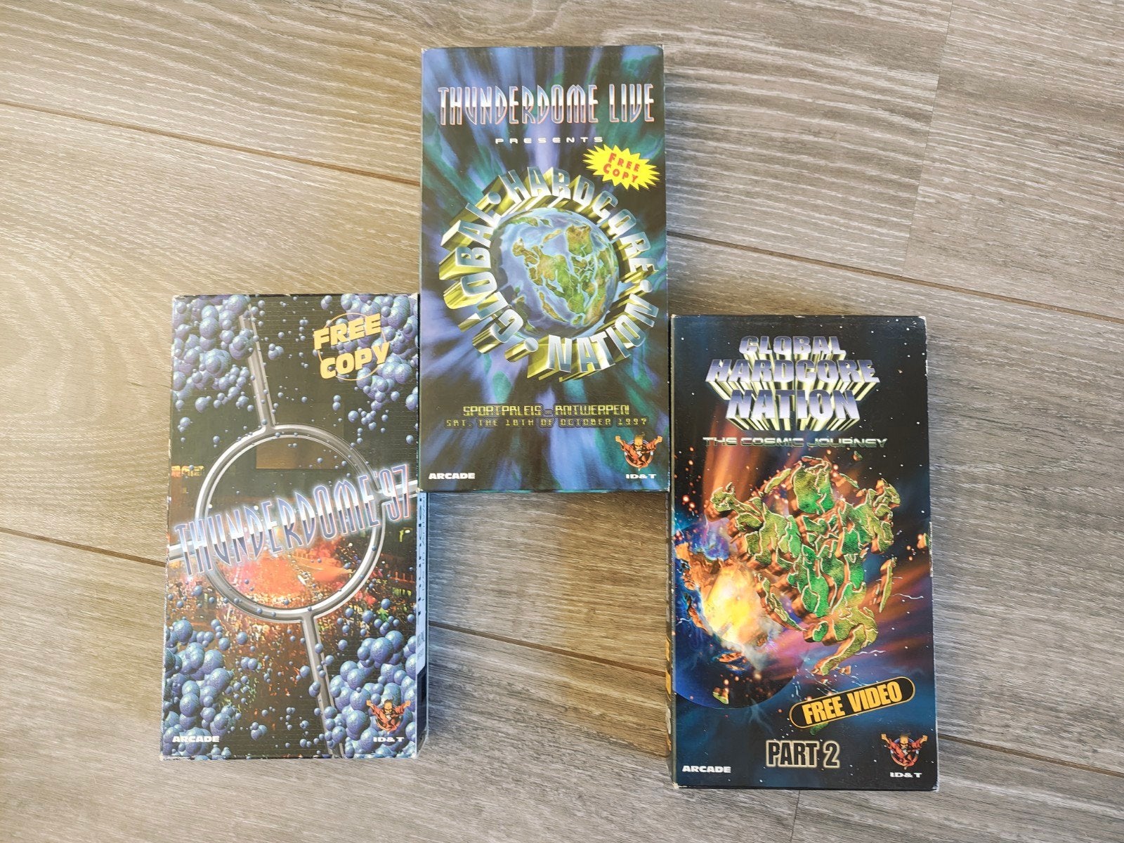 Zeldzame Thunderdome VHS videobanden, Gebruikt, Alle leeftijden, Overige genres, Ophalen of Verzenden