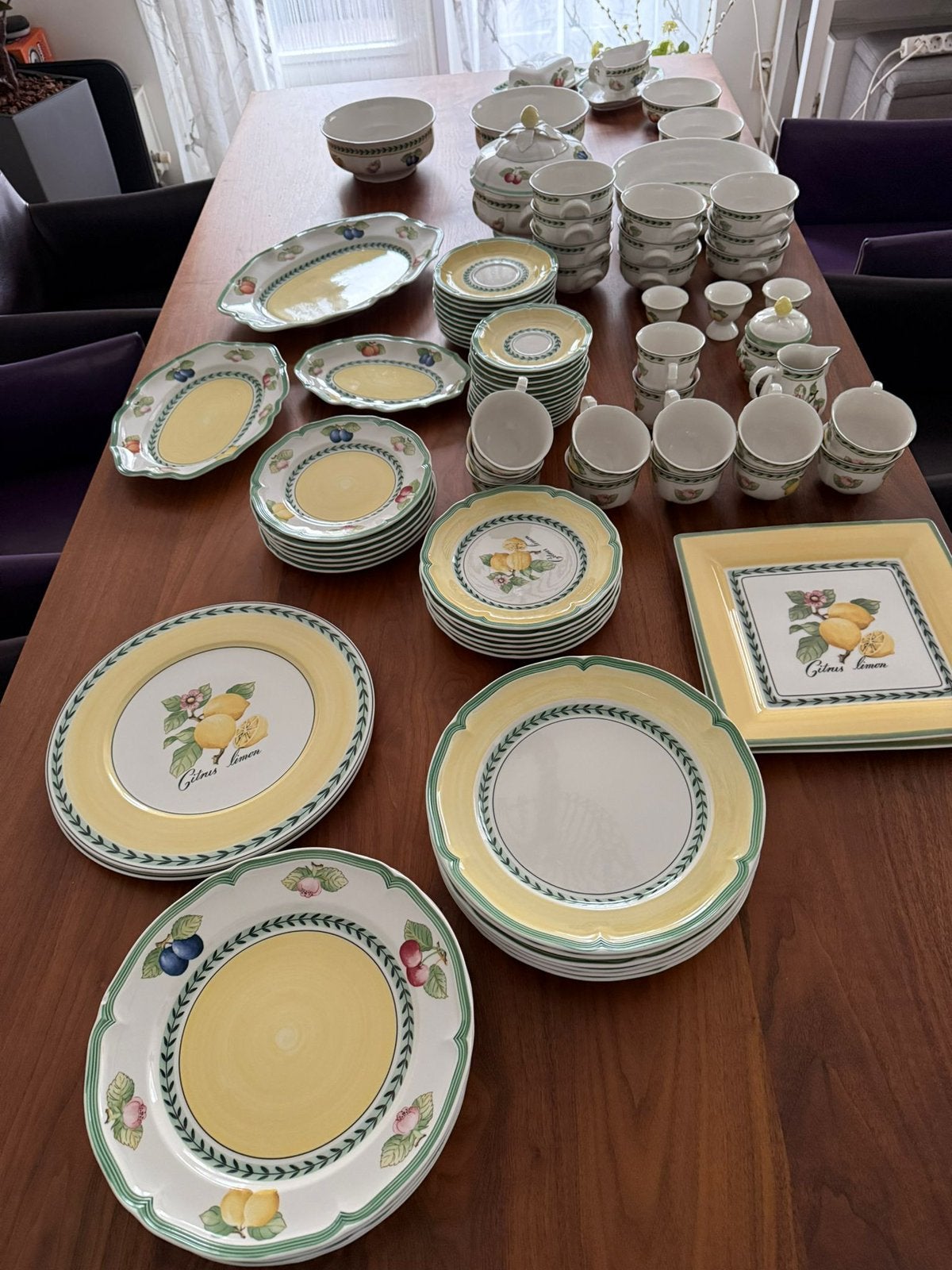 Villeroy & Boch French Garden service, Huis en Inrichting, Keuken | Servies, Ophalen, Zo goed als nieuw, Bord(en), Overige stijlen