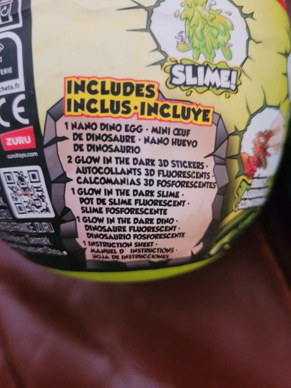 Zuru dino verrassings ei glow in the dark 2x, Verzamelen, Verrassingseieren, Ophalen of Verzenden, Nieuw