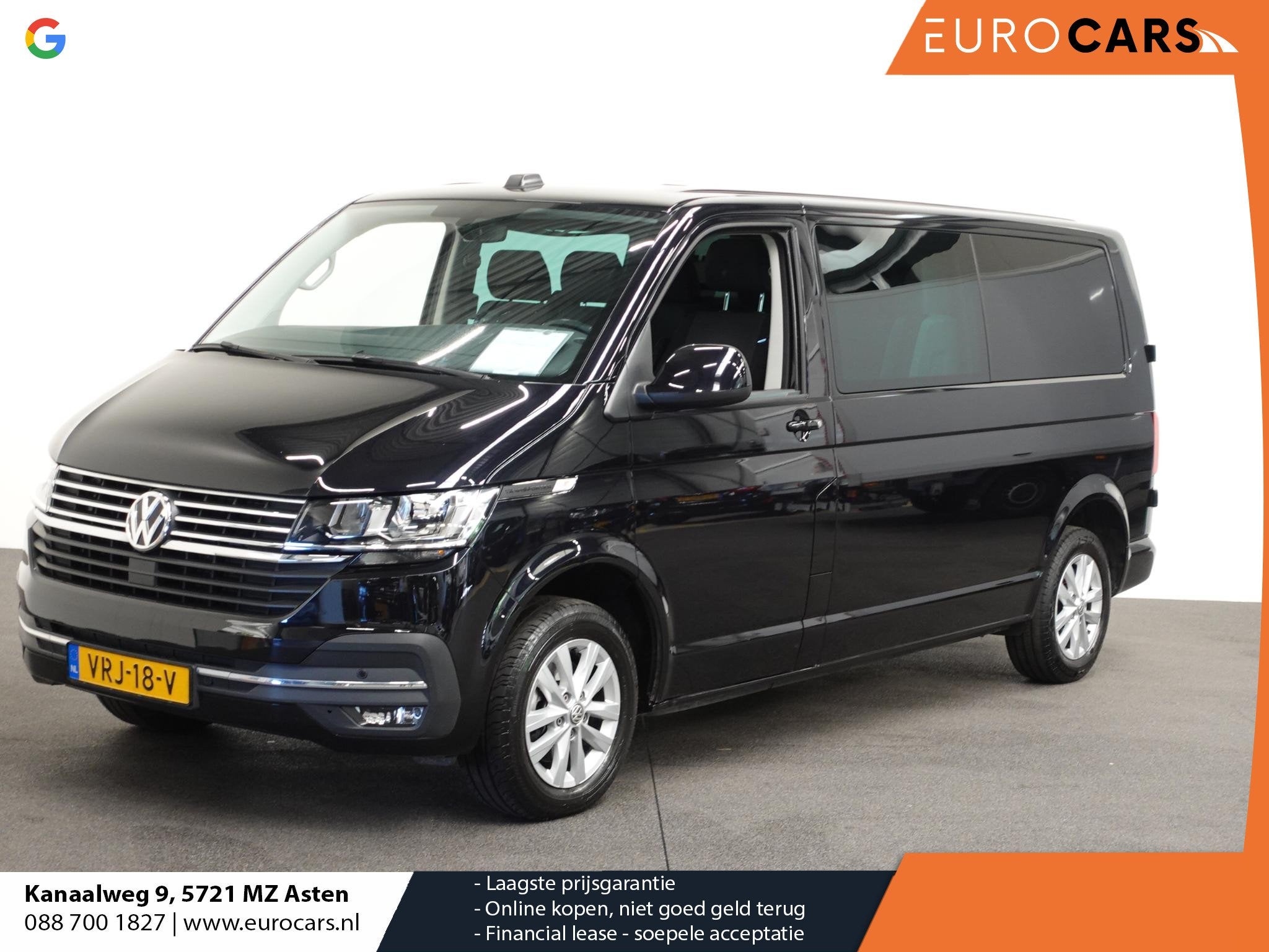 Volkswagen Transporter 2.0 TDI L2H1 Highline Dubbele Cabine, Stof, Gebruikt, 4 cilinders, 150 pk