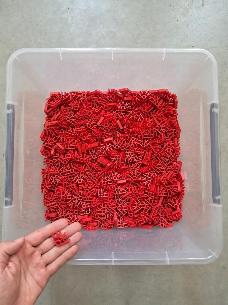 K'nex 3-way connectors rood (ook per stuk verkrijgbaar!), Kinderen en Baby's, Speelgoed | Bouwstenen, Ophalen of Verzenden, Zo goed als nieuw