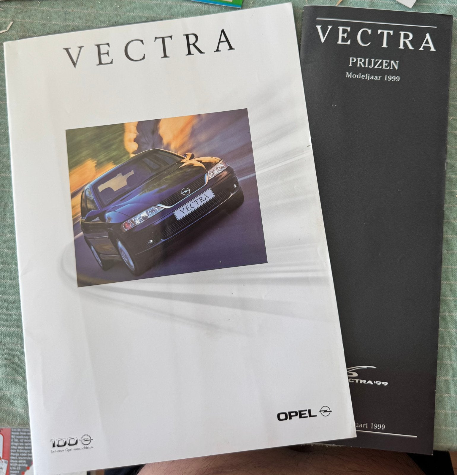 Brochure 1999 Opel Vectra, Verzenden, Zo goed als nieuw, Opel