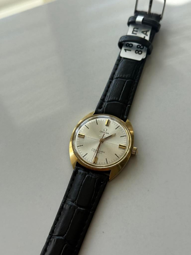 Omega Seamaster Cosmic heren horloge vintage model, Staal, Gebruikt, Staal, Polshorloge
