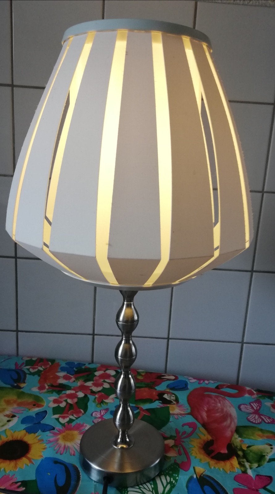 Tafellamp. IKEA EKARP. 53 cm. By Ola Wihlborg., Metaal, Zo goed als nieuw, Inclusief lichtbron, Schemerlamp