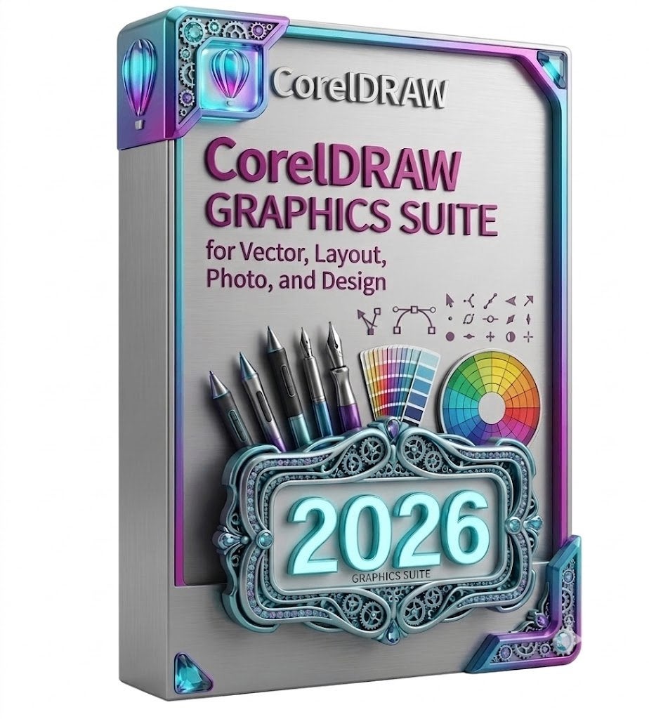 CorelDRAW Graphics Suite 2026 +Licentie Sleutel, Computers en Software, Ontwerp- en Bewerkingssoftware, Ophalen, Nieuw, MacOS