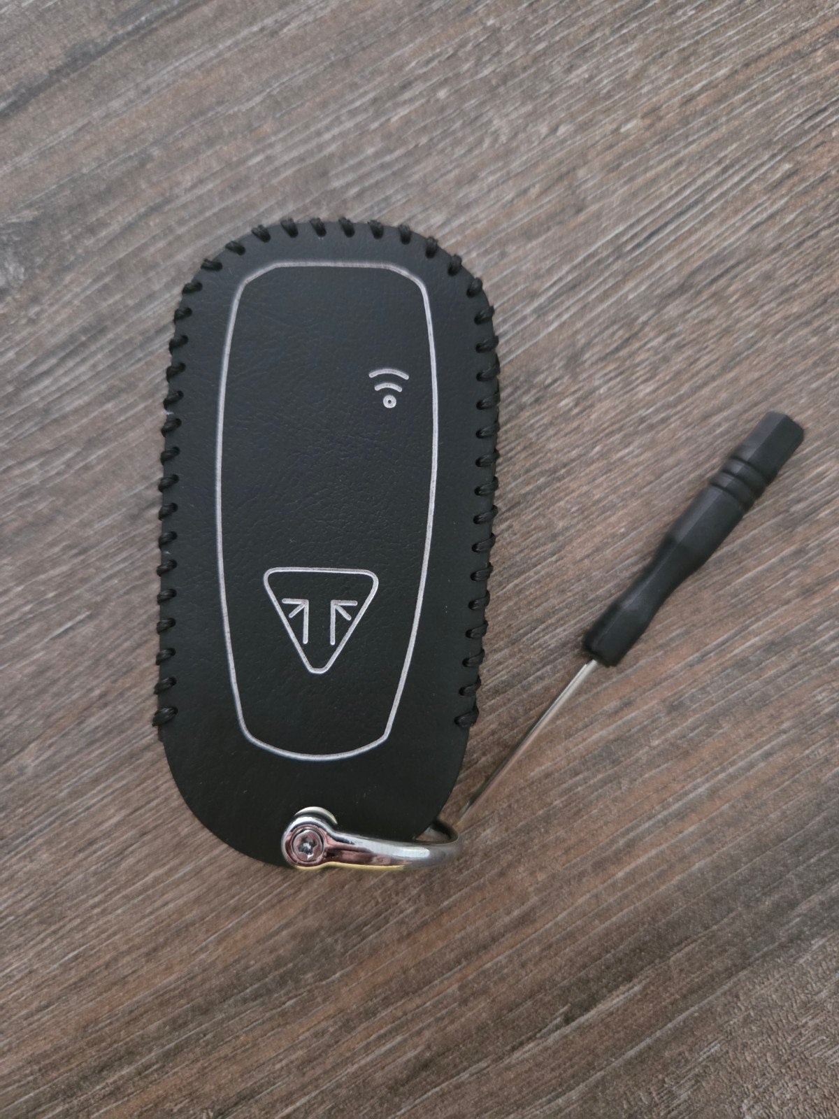 Leren sleutelhoesje voor Triumph motorfiets sleutel, Ophalen of Verzenden, Nieuw
