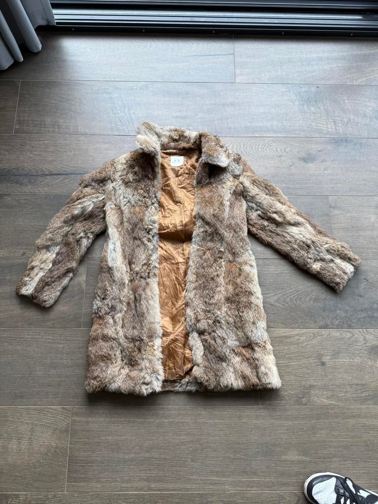 Vintage Saga Furs Bontjas - G.F. Fashion Creation, Ophalen of Verzenden, Gedragen, Maat 42/44 (L), Bruin