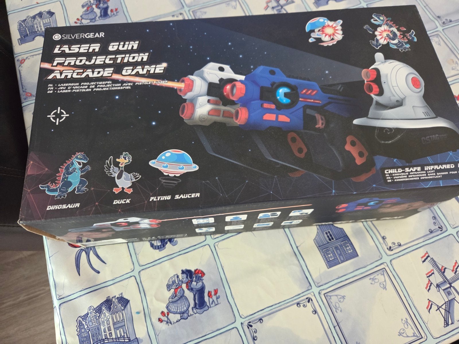 Silvergear Laser Gun Projection Arcade Game, Ophalen, Gebruikt, Jongen of Meisje