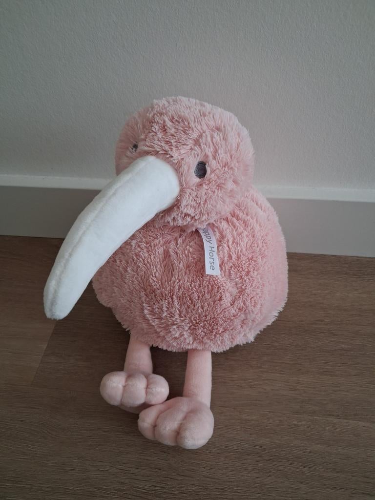 Knuffel Kiwi Kim No. 3 vogel Happy Horse roze zacht  L1126, Kinderen en Baby's, Speelgoed | Knuffels en Pluche, Ophalen of Verzenden