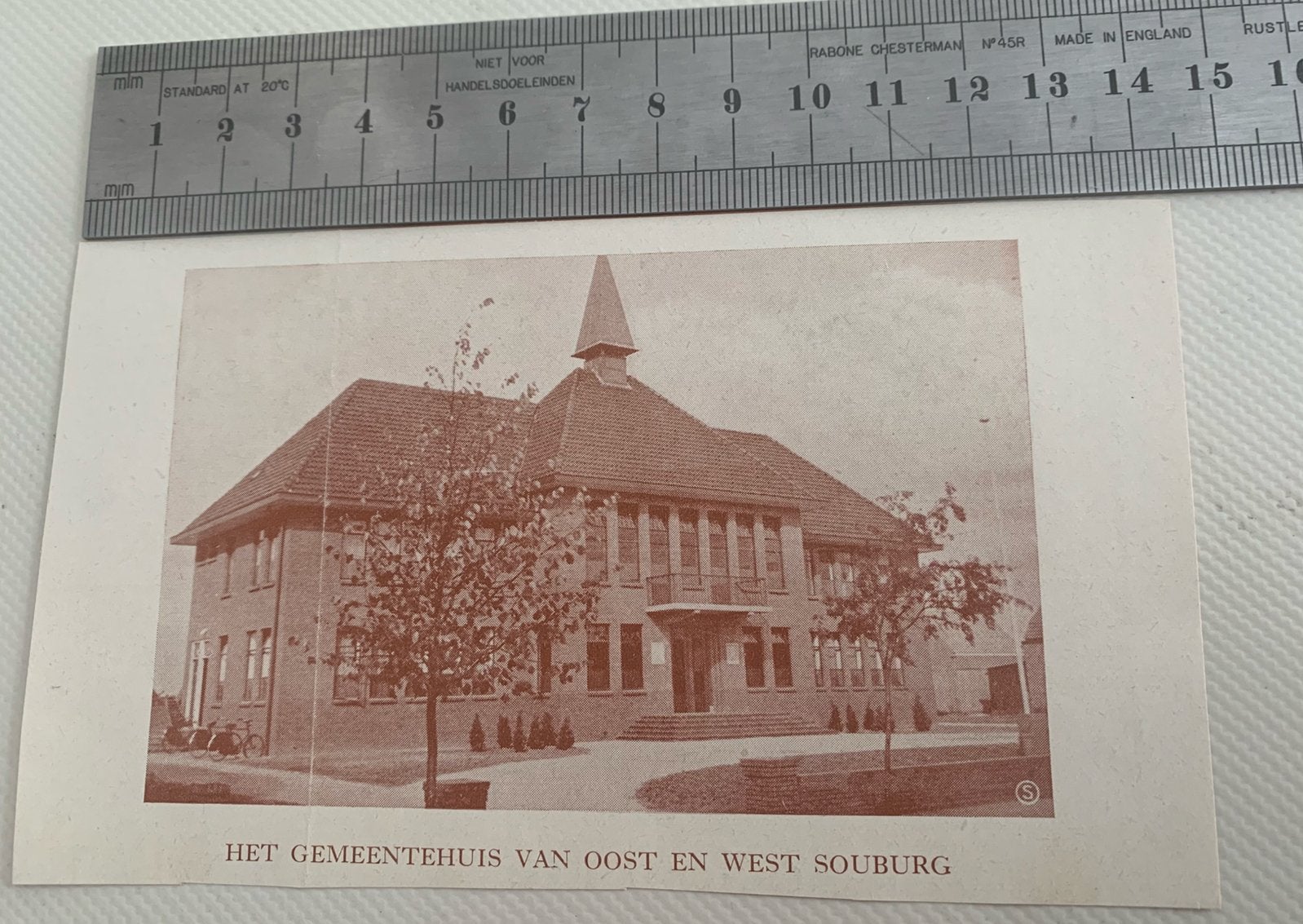 7 x Foto knipsel Zeeland Gemeentehuizen, Verzamelen, Verzenden, Voor 1940, Zo goed als nieuw, Foto