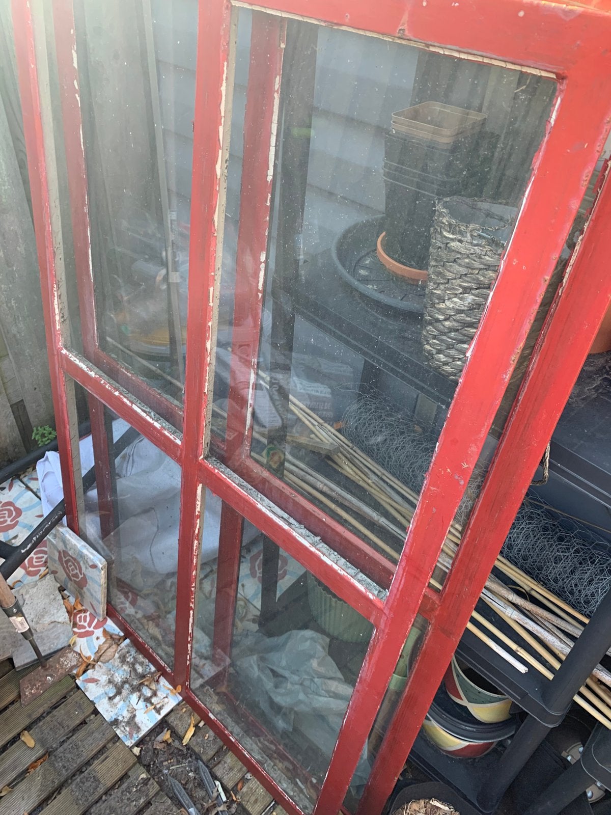 stalen raamkozijn, Doe-het-zelf en Verbouw, Glas en Ramen, Ophalen, Gebruikt, Gevelraam of Ruit