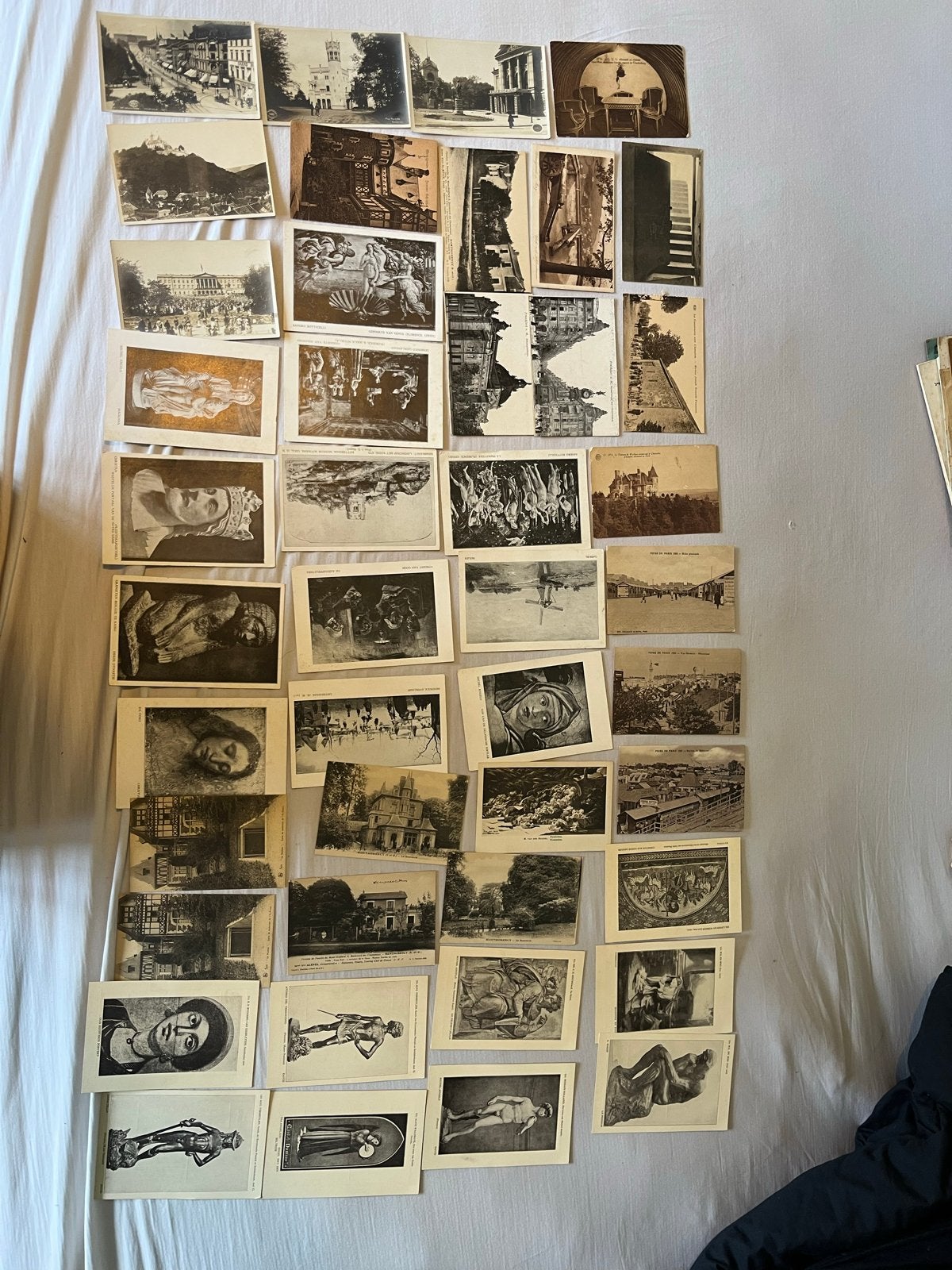40 ongebruikte postkaarten van 3 verschillende kantoren, Verzamelen, Ophalen of Verzenden, 1920 tot 1940, Ongelopen