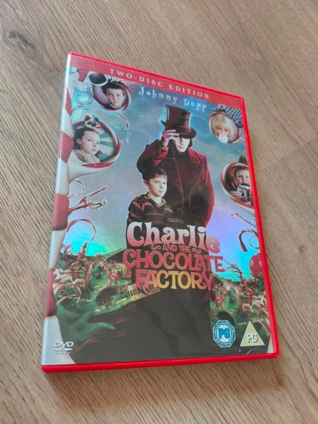 Charlie and the Chocolate Factory 2 disc edition dvd., Cd's en Dvd's, Dvd's | Kinderen en Jeugd, Zo goed als nieuw, Film, Familie