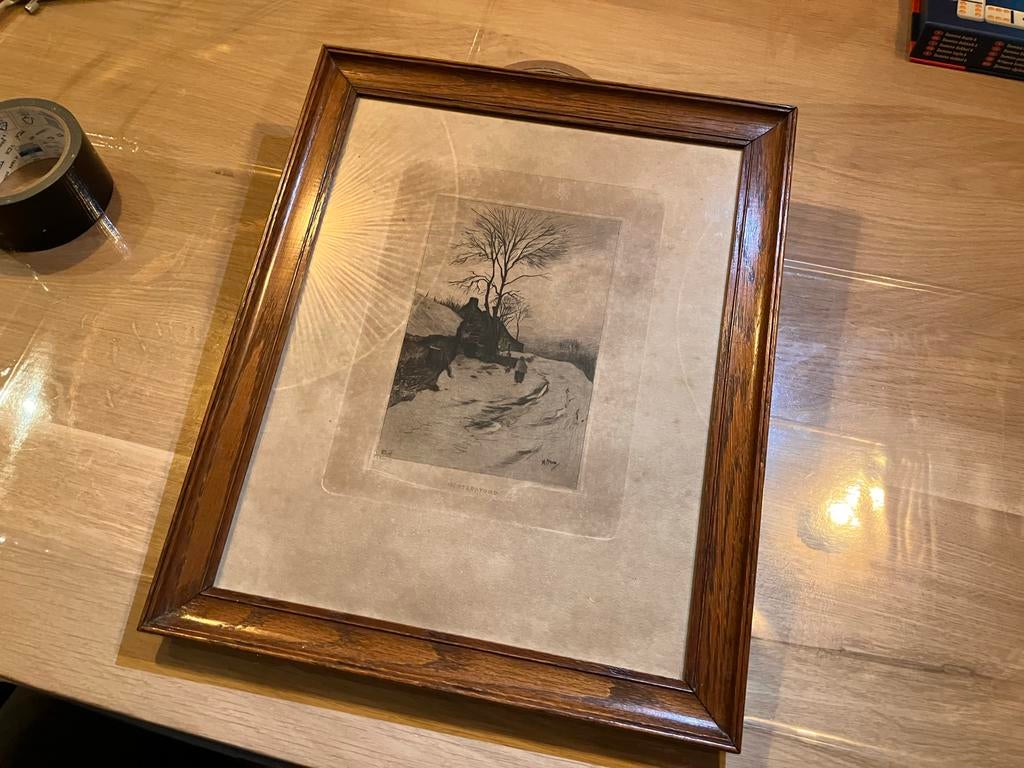 Winteravond Anton Mauve, Ophalen
