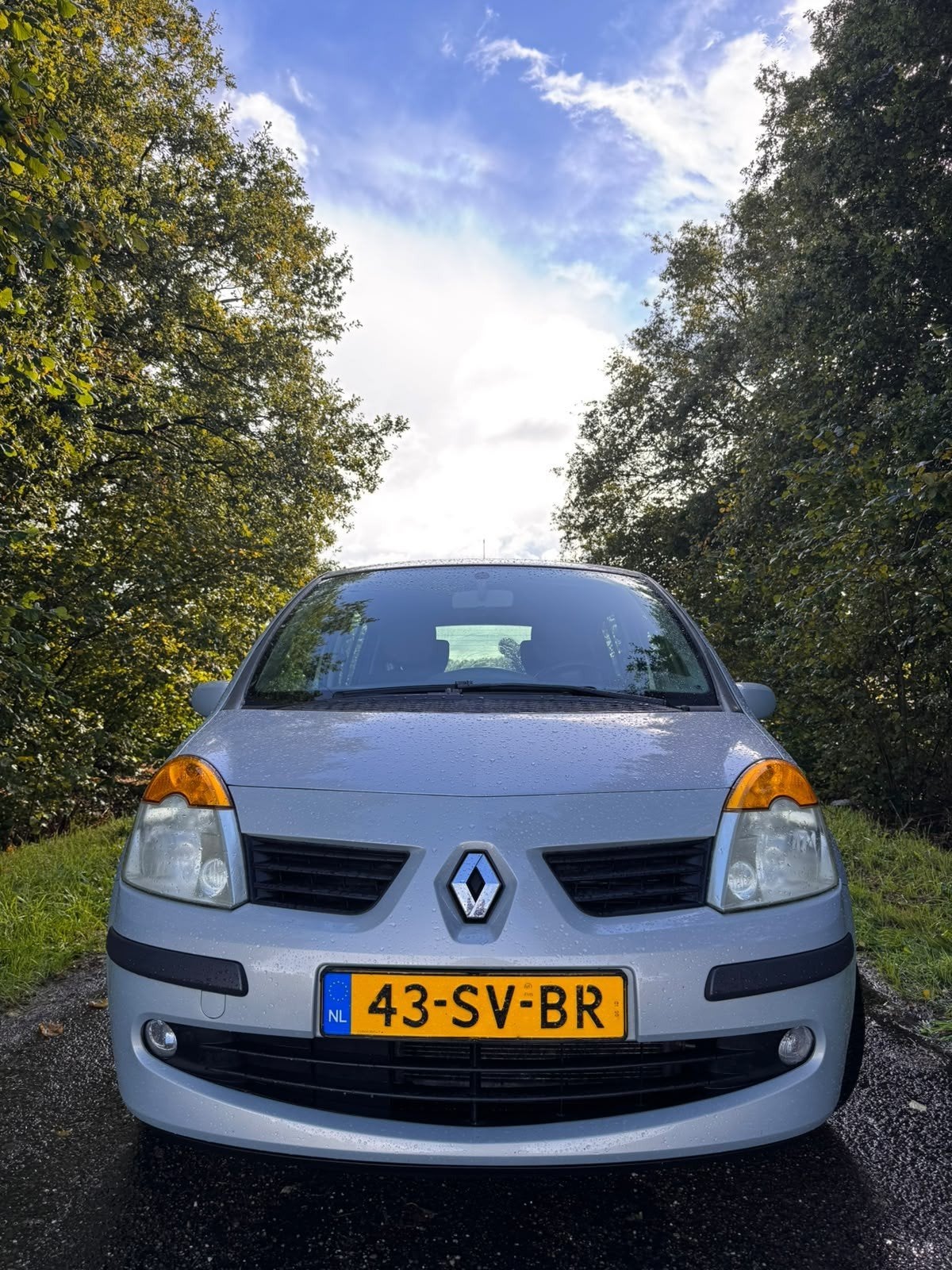 Renault Modus 1.6 16V E4 2005 Grijs, Auto's, Voorwielaandrijving, 15 km/l, 1145 kg, 4 cilinders