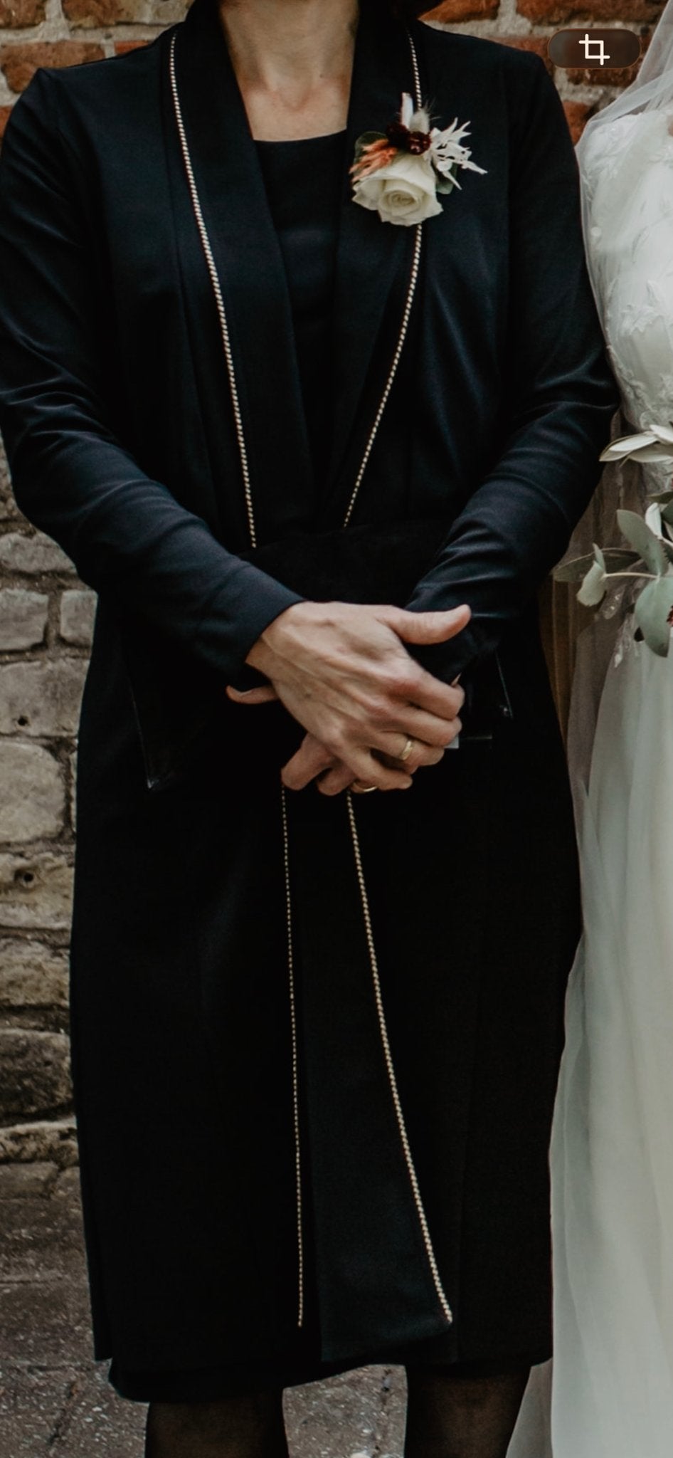 Lilytime Zwarte Blazer + Jurk met Gouden Details, Ophalen of Verzenden, Zo goed als nieuw, Maat 36 (S), Zwart