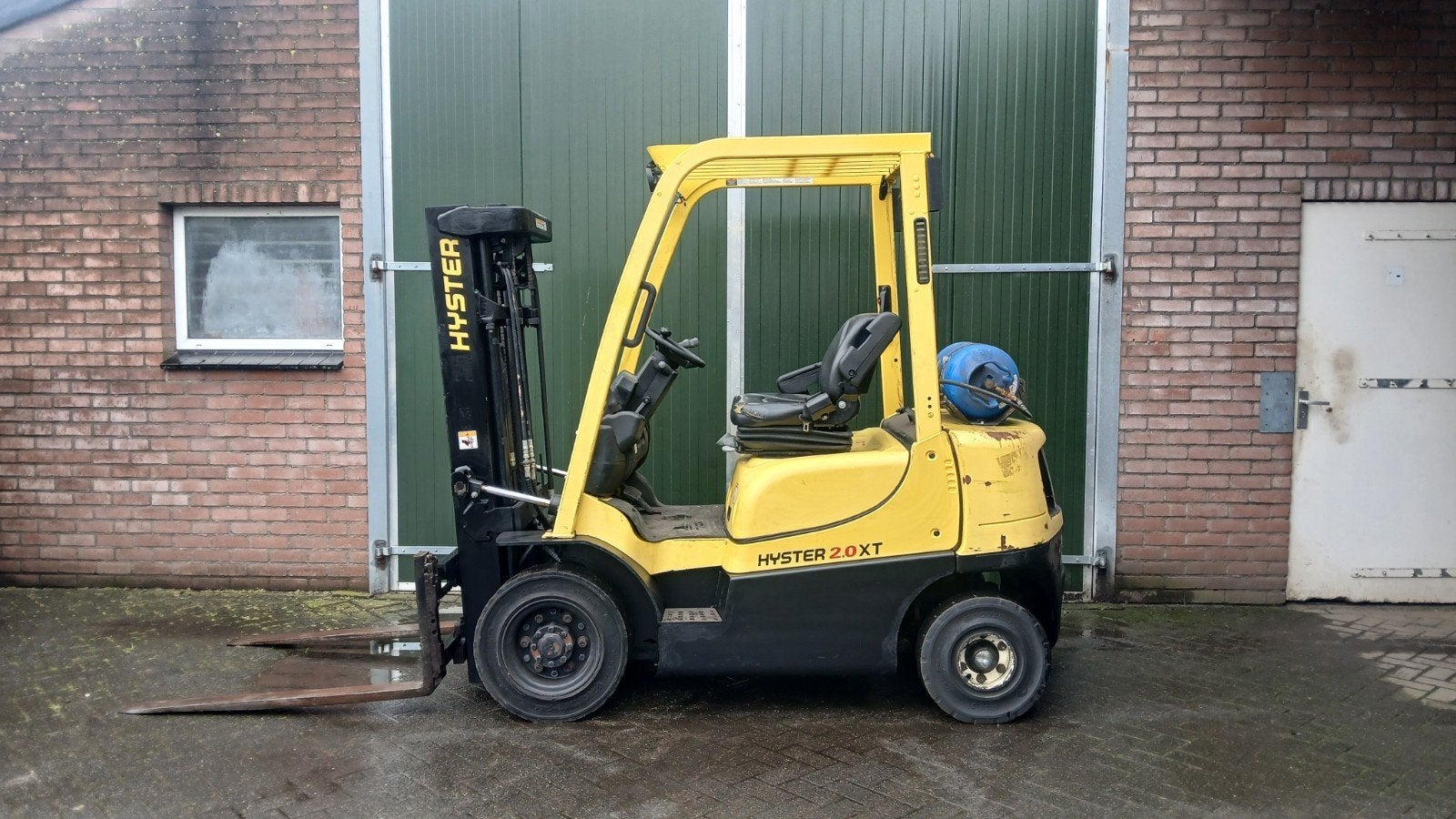Hyster- 2ton - 3delig - sideshift- LPG - 2018, LPG, Heftruck, Ophalen of Verzenden, Hyster