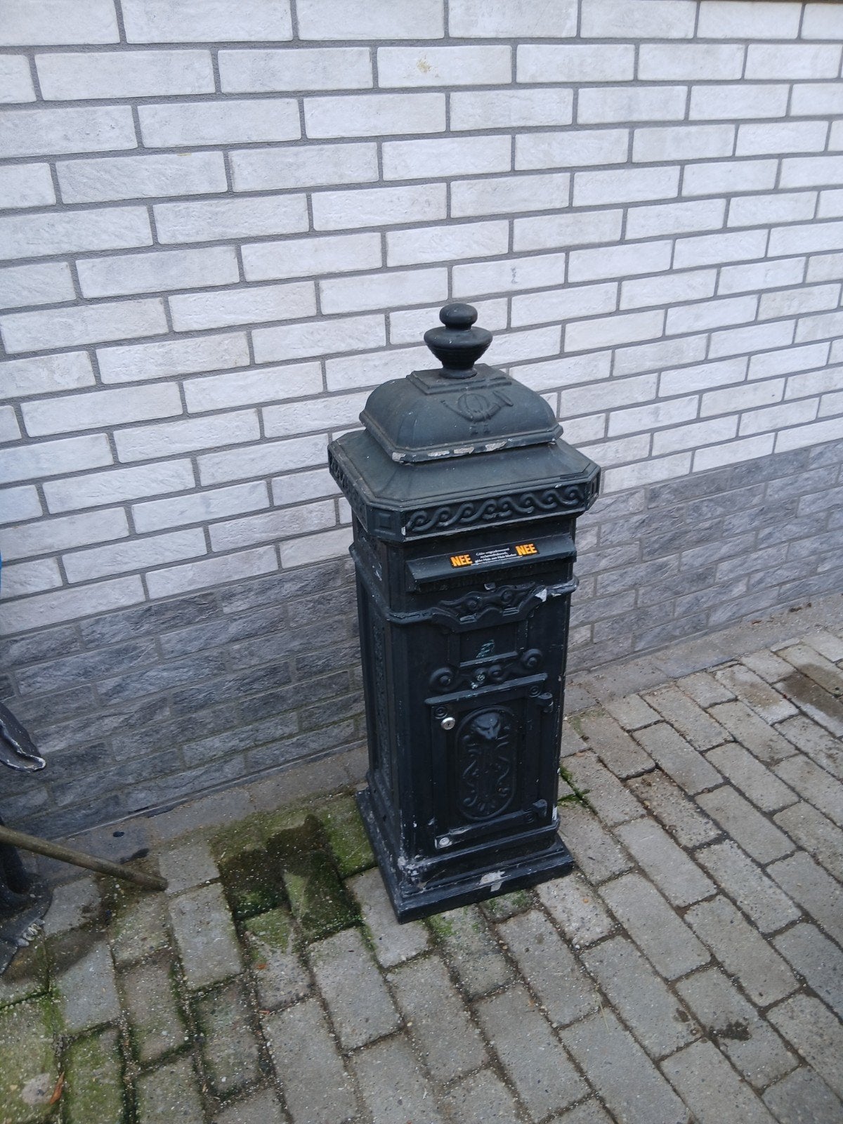 Engelse brievenbus aluminium, Tuin en Terras, Ophalen, Aluminium