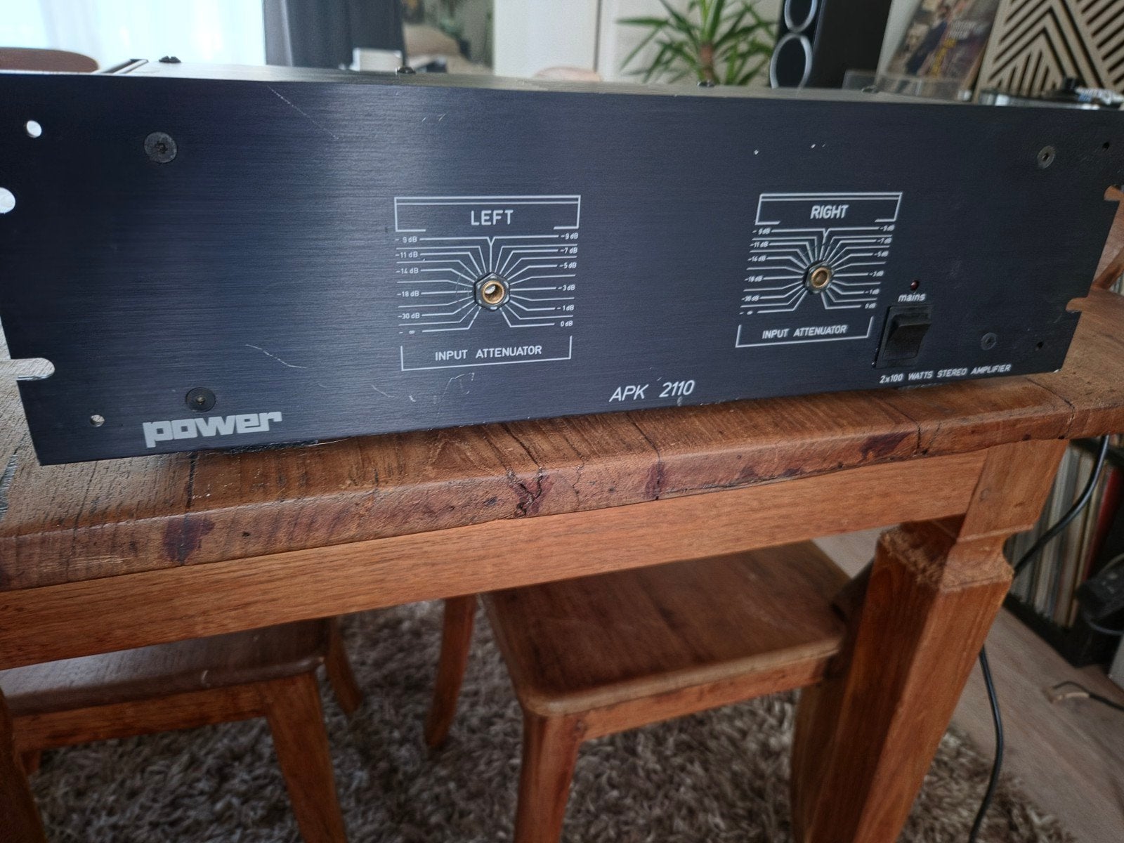 Piwer APK 2110 EINDVERSTERKER, Overige merken, Gebruikt, Ophalen of Verzenden, 120 watt of meer