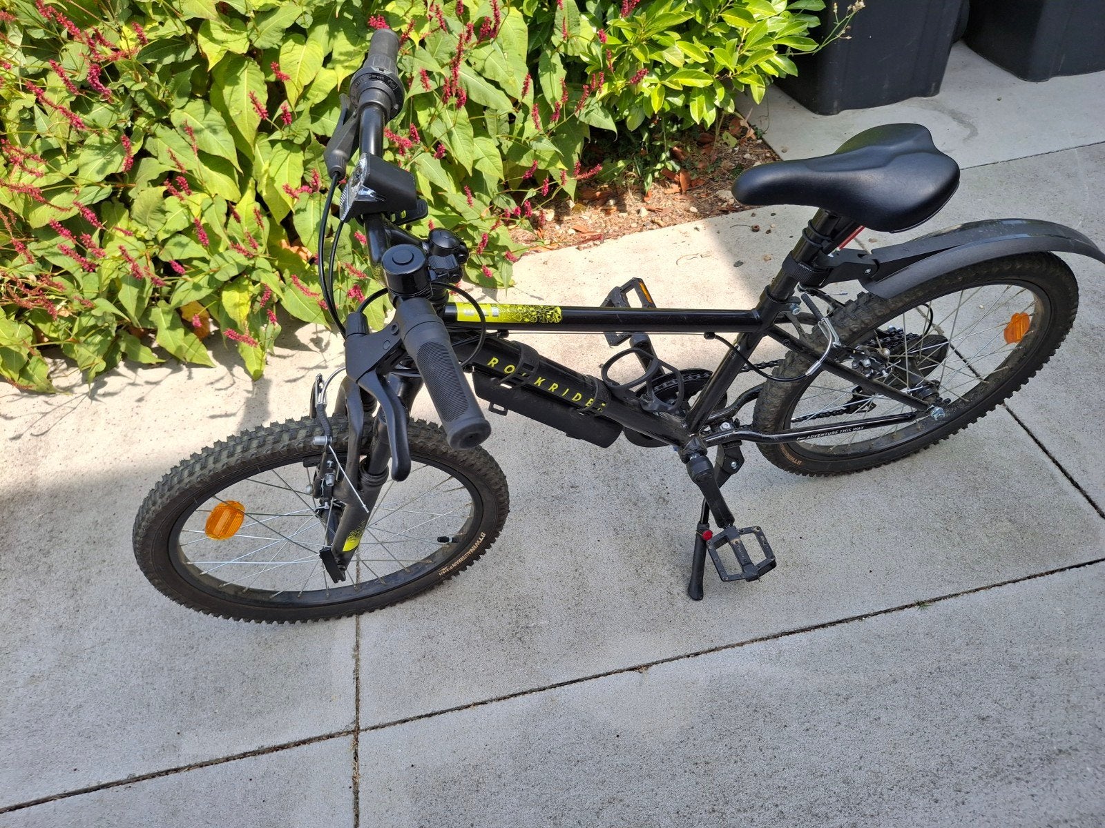 Rockrider kinderfiets 20 inch - Zo goed als nieuw, Ophalen, 16 tot 20 inch, Velgrem, Zo goed als nieuw