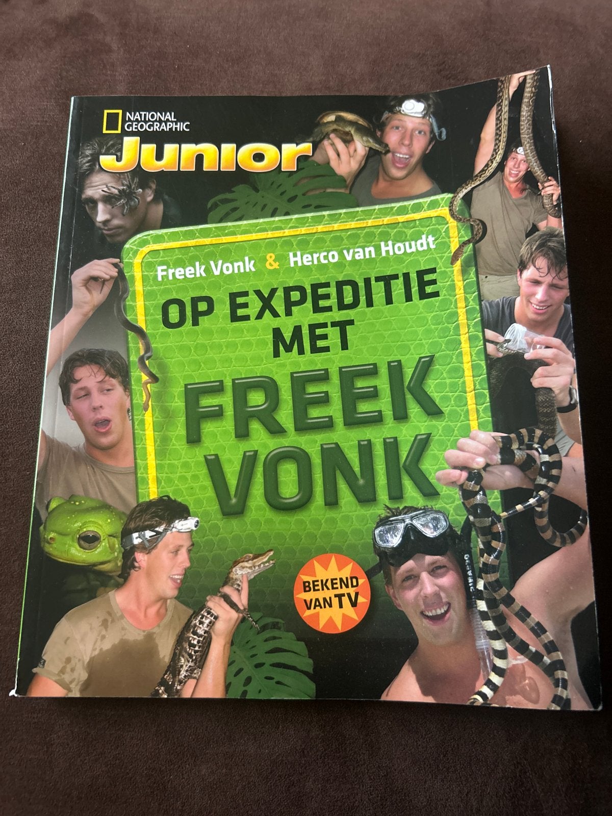 National Geographic Junior: Op Expeditie met Freek Vonk, Ophalen of Verzenden, Zo goed als nieuw, Non-fictie
