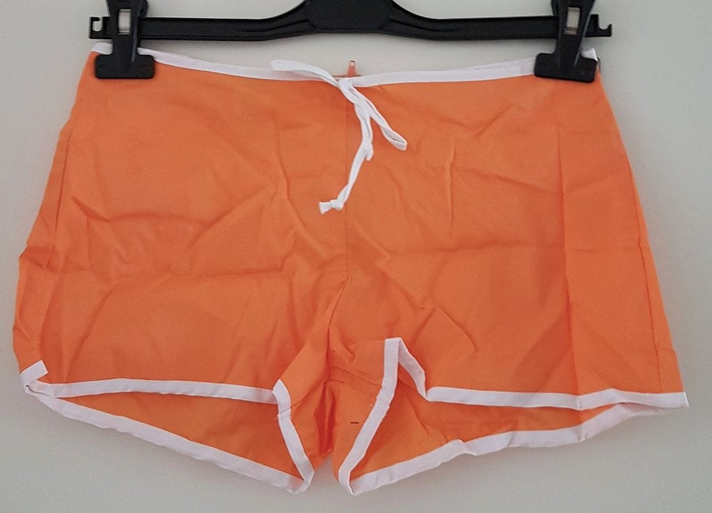 Oranje short maat 128/134 *NIEUW* (0830) a, Broek, Meisje, Nieuw, Original & Clothing