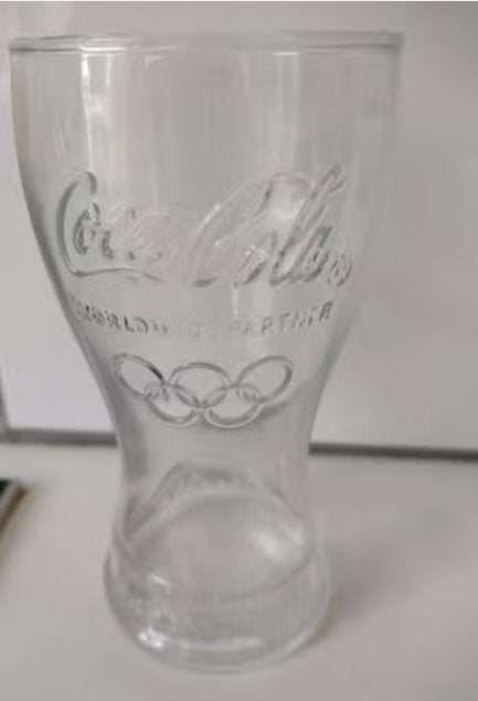 Coca Cola glas, Olympische Spelen, London 2012, Ophalen of Verzenden, Zo goed als nieuw, Frisdrankglas
