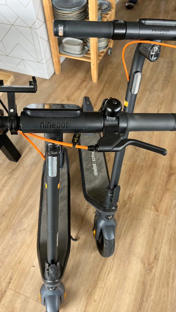 Segway-Ninebot E2 Pro Elektrische Step - 2 stuks, Fietsen en Brommers, Steps, Zo goed als nieuw, Elektrische step (E-scooter)