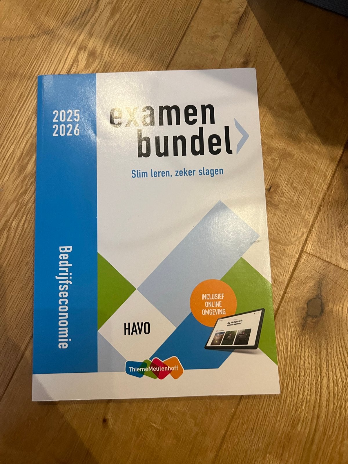 Examenbundel Bedrijfseconomie HAVO  - Niet gebruikt, Boeken, Ophalen of Verzenden, Nieuw, HAVO, Bedrijfseconomie of M&O