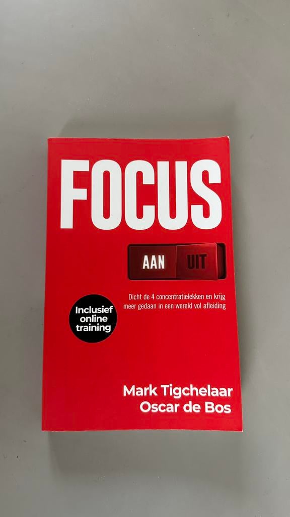 Mark Tigchelaar - Focus AAN/UIT, Boeken, Nieuw, Ophalen of Verzenden, Ontwikkelingspsychologie, Mark Tigchelaar; Oscar de Bos