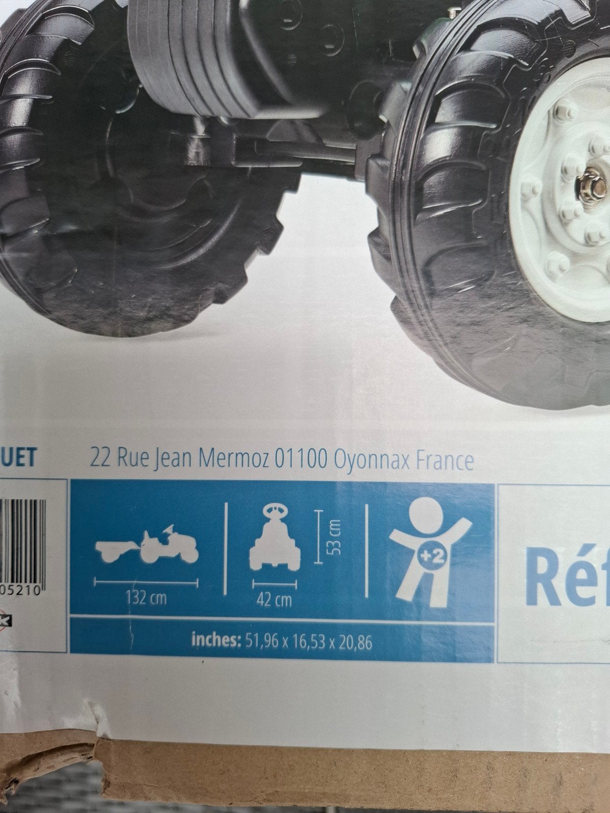 Traptractor Falk groen met karretje, Kinderen en Baby's, Ophalen of Verzenden, Nieuw, Met kar of aanhanger