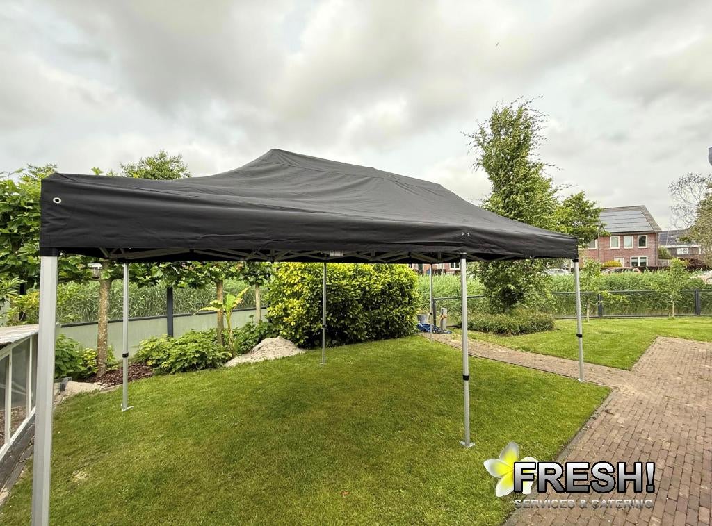 professionele partytent 6x3 meter beste kwaliteit te huur, Tuin en Terras, Partytenten, Ophalen, 5 tot 8 meter