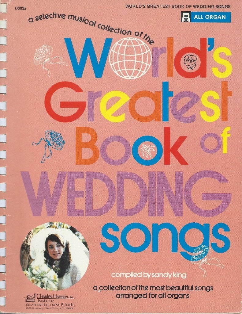 World's Greatest Book of Wedding songs, Muziek en Instrumenten, Zo goed als nieuw, Thema, Populair, Keyboard