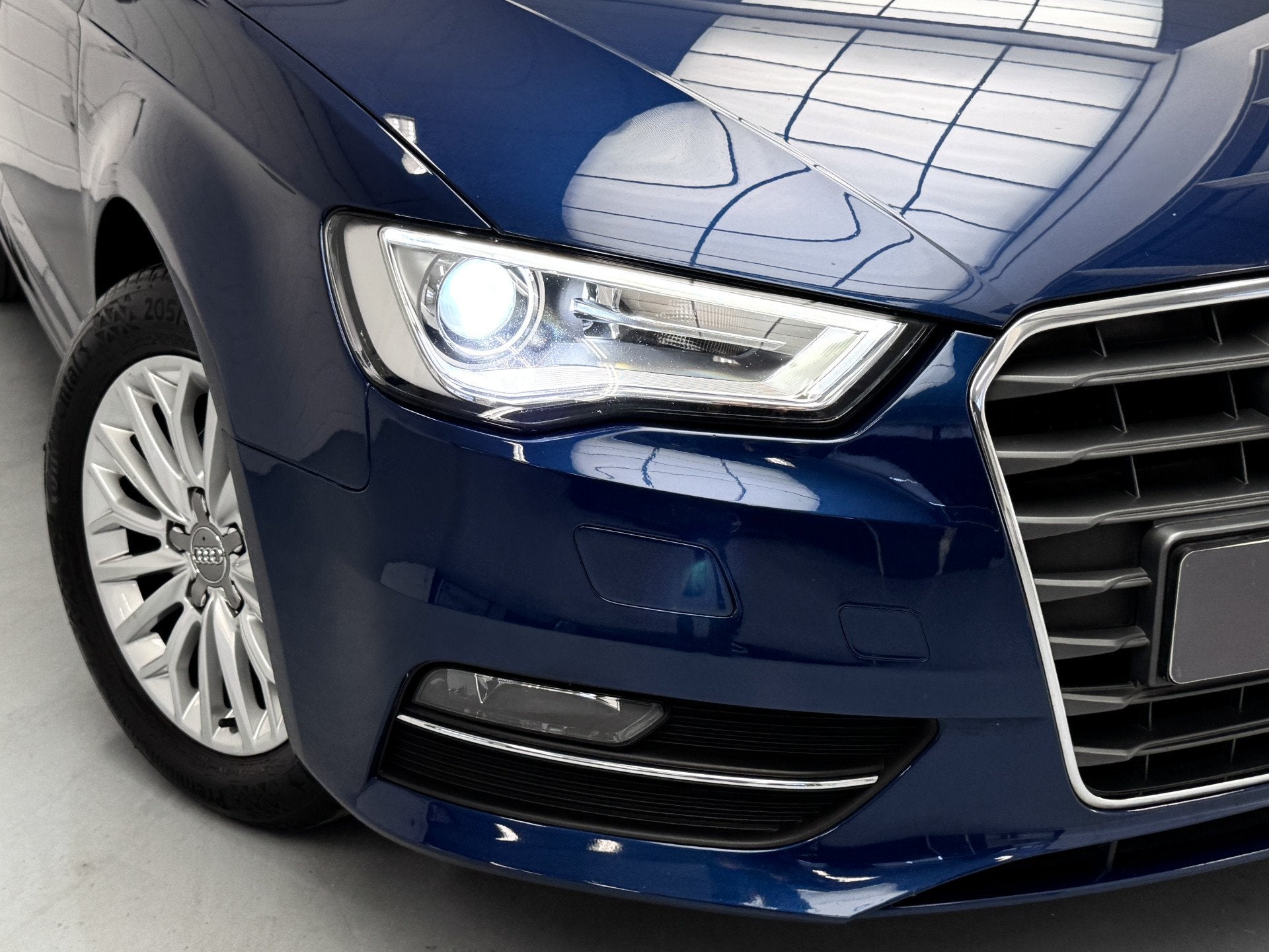 Audi A3 Sportback 1.4 TFSI Pro Line S 2015, Panodak, Xenon, Dealer onderhouden, Gebruikt, Blauw, Leder en Stof