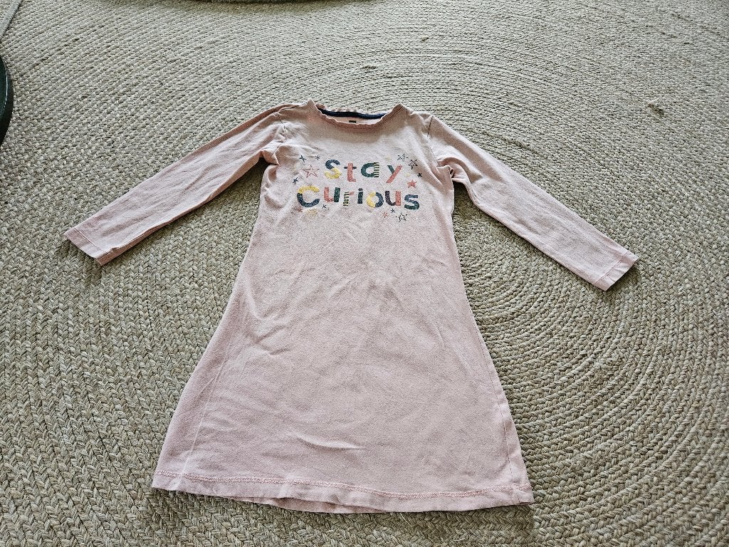 Roze nachthemd van de Hema, maat 110-116, Nacht- of Onderkleding, Meisje, Ophalen of Verzenden, Zo goed als nieuw