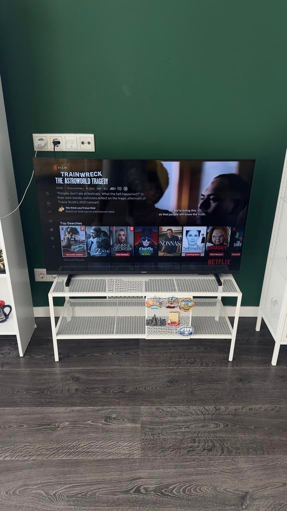 Complete Witte IKEA BAGGEBO TV-meubel en Boekenkast Set, Huis en Inrichting, Kasten | Televisiemeubels, Ophalen, 100 tot 150 cm