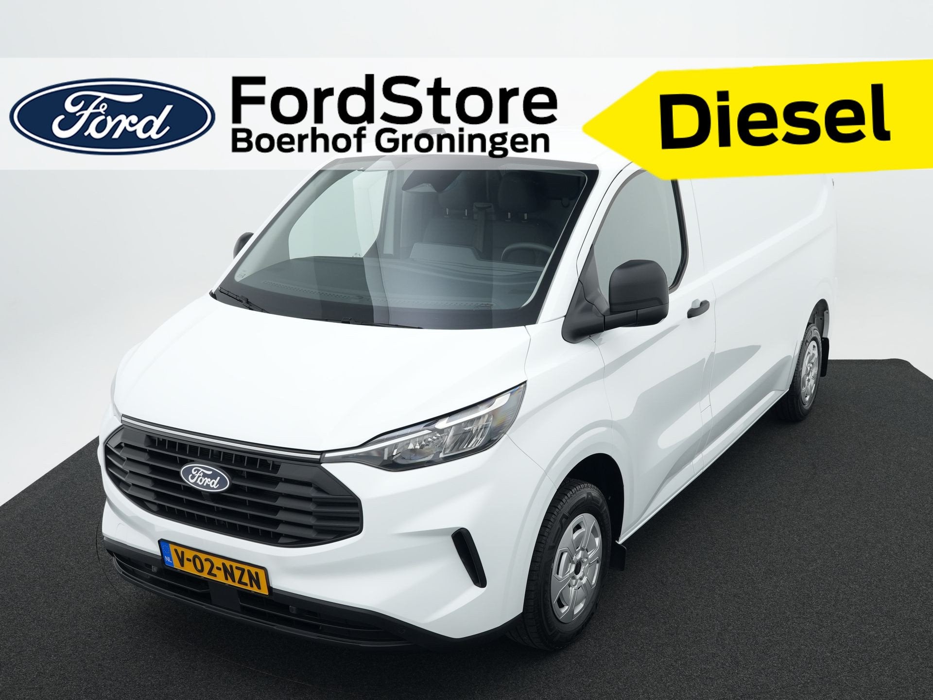 Ford Transit Custom 300 2.0 TDCI L2H1 Trend | Achteruit rijc, Auto's, Voorwielaandrijving, Dealer onderhouden, 136 pk, Gebruikt
