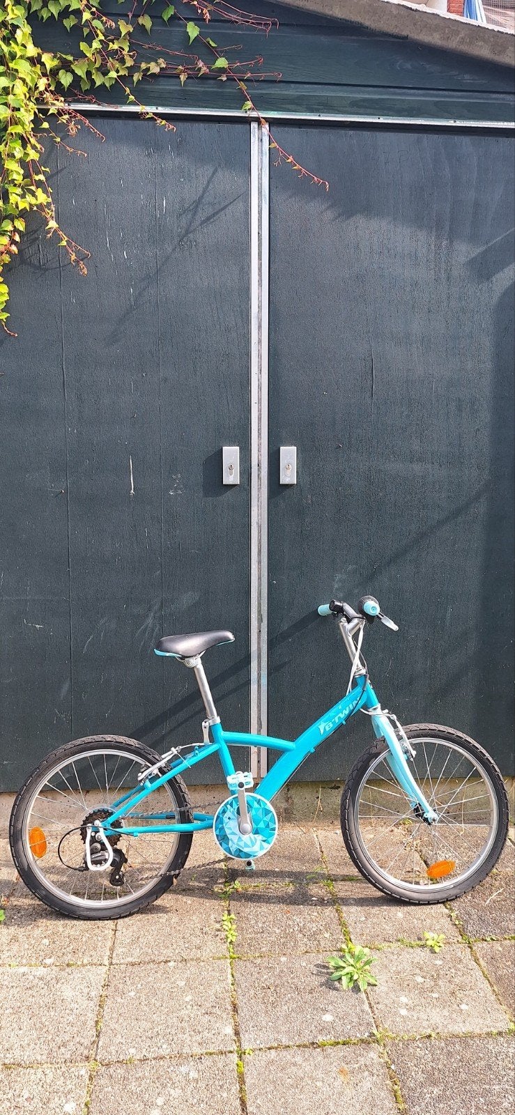 B'Twin Original 120 20 inch kinderfiets - Zo goed als nieuw, Ophalen, Zijwieltjes, Velgrem, B'Twin