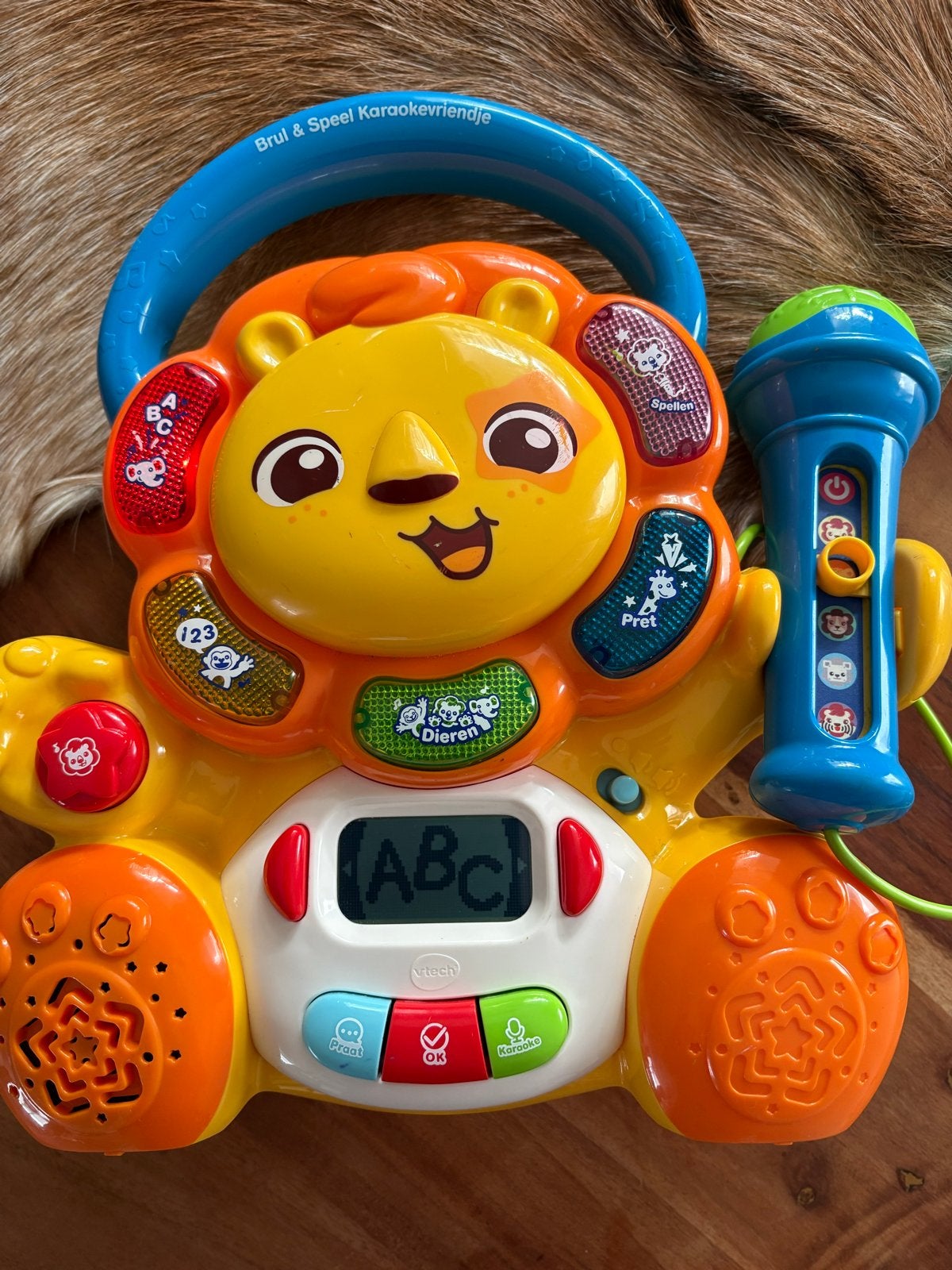 VTech Brul & Speel Karaokevriendje Leeuw, Ophalen of Verzenden, Zo goed als nieuw, 6 maanden tot 2 jaar