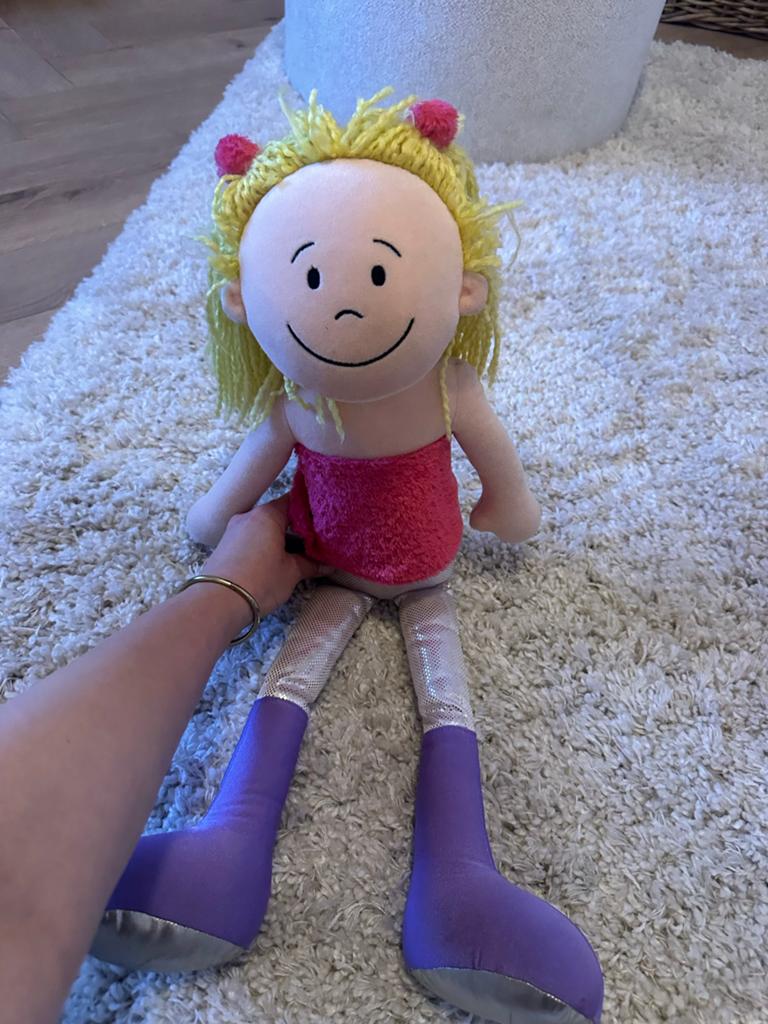 Jellycat Dingly Dangly Shelley Knuffelpop - Vintage Jaren 90, Ophalen of Verzenden, Zo goed als nieuw, Overige typen