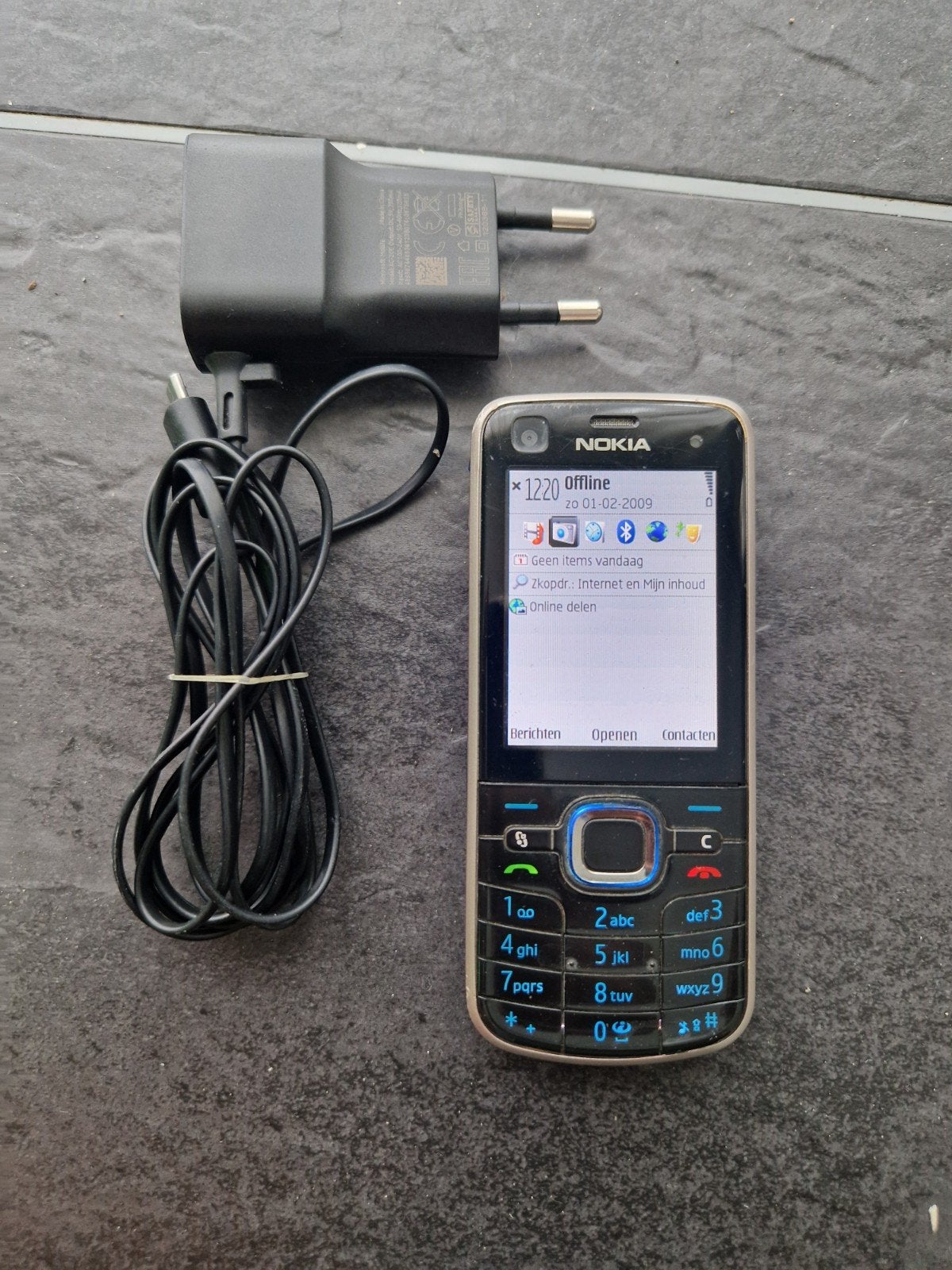 Nokia 6220, werkend, inclusief lader, Telecommunicatie, Mobiele telefoons | Nokia, Ophalen of Verzenden, Gebruikt