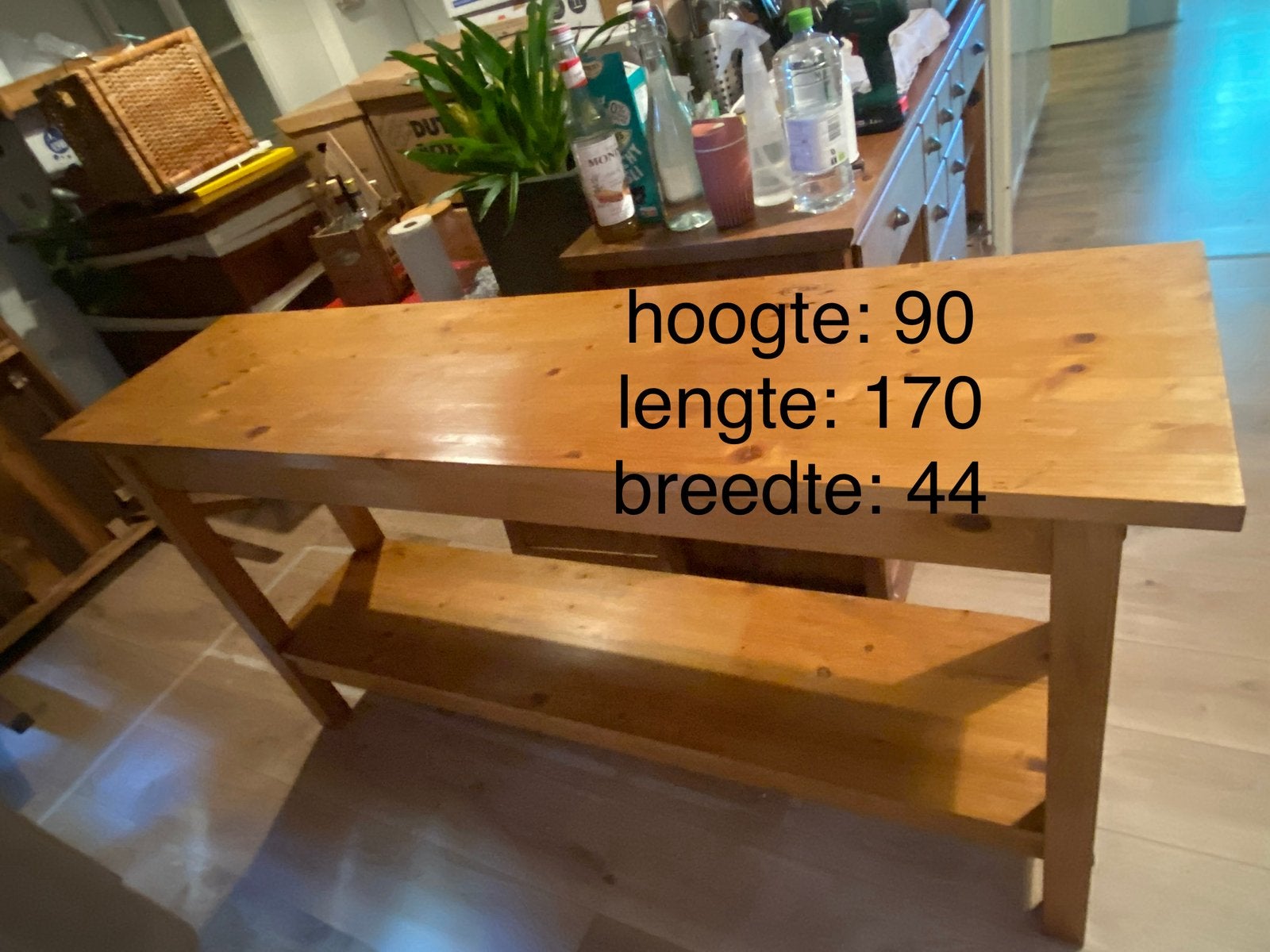 Side table, Ophalen, Gebruikt, 50 tot 100 cm, Jaren '90.