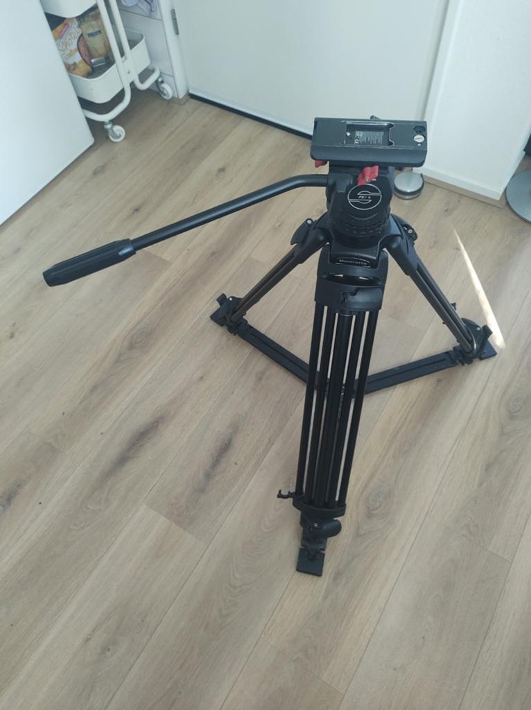 Camera statief Sachtler/Manfrotto, Audio, Tv en Foto, Fotografie | Statieven en Balhoofden, Ophalen, Zo goed als nieuw, 175 cm of meer