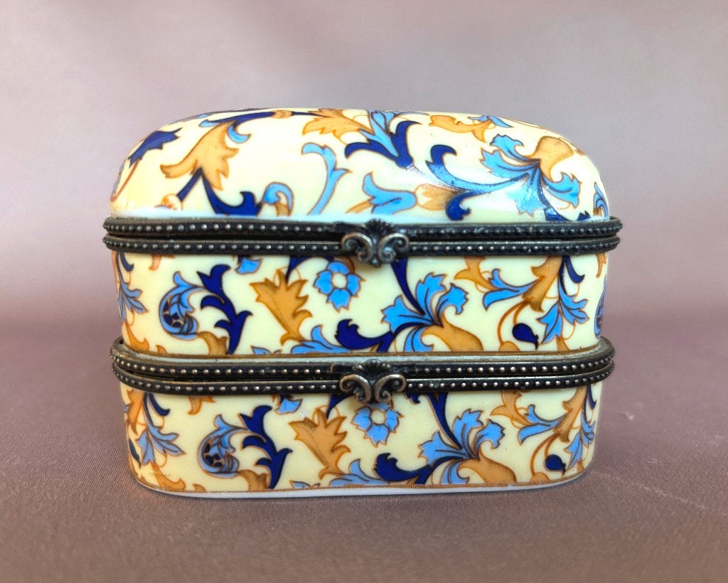 Limoges pillendoos, Ophalen of Verzenden, Gebruikt