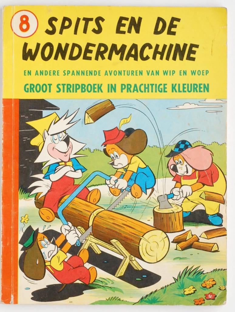 Wip en Woep, Spits en de Wondermachine (1968), Boeken, Stripboeken, Eén stripboek, Verzenden, Gelezen