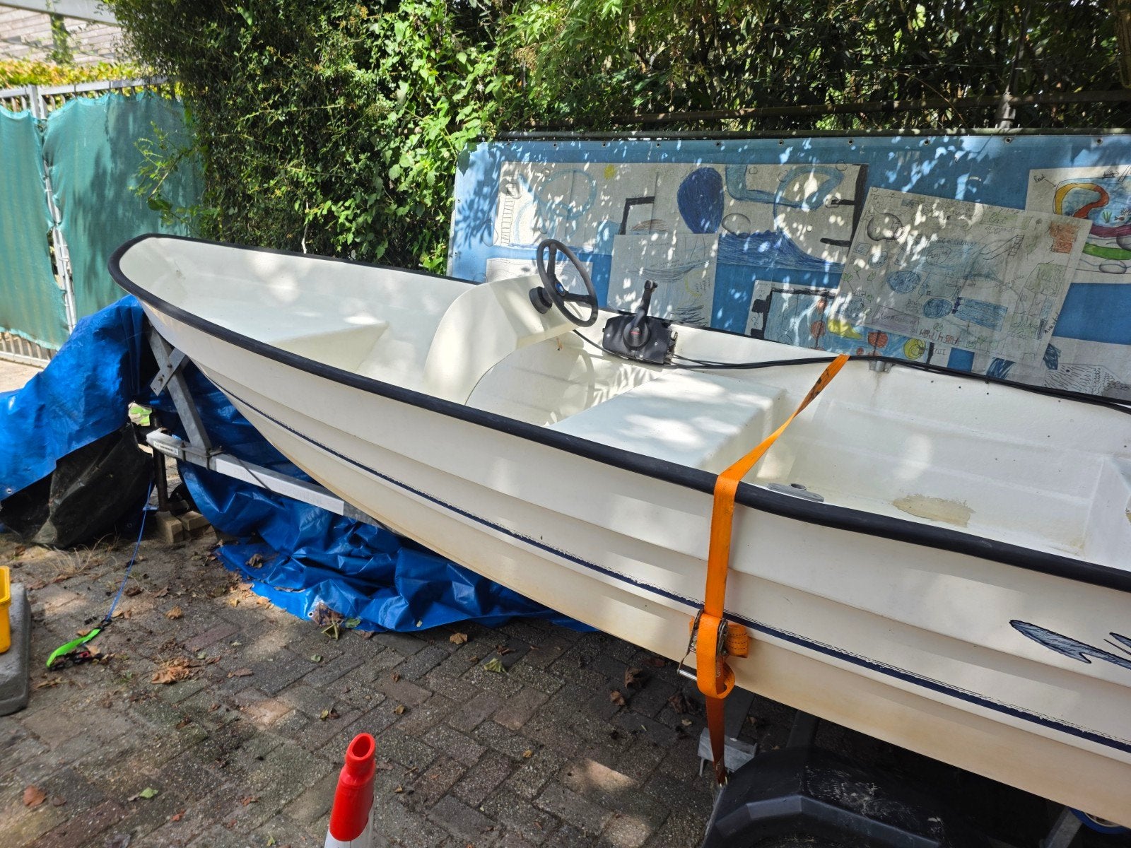 Topcraft boot 5 meter met buitenboordmotor, Ophalen of Verzenden, Gebruikt, Topcraft, Buitenboordmotor