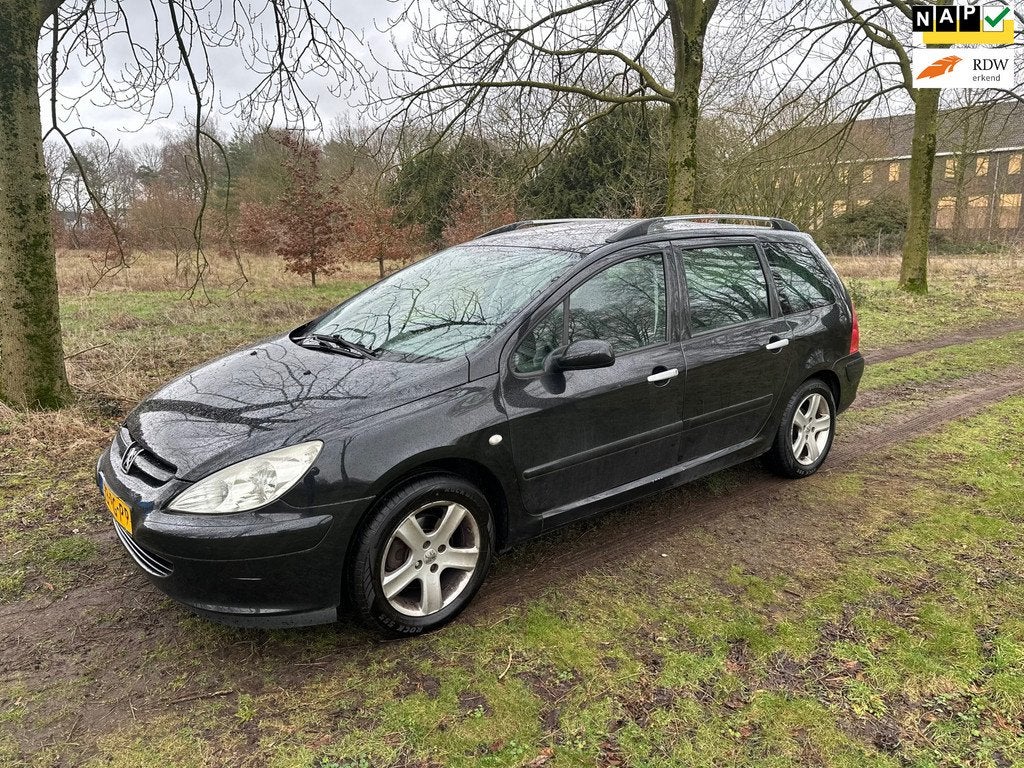 Peugeot 307 SW 1.6 16V Pack APK 18-06-2026, Auto's, Peugeot, Gebruikt, 4 cilinders, Zwart, Origineel Nederlands